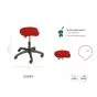 Taburete BICICLETA base negra Ecopostural  Ecopostural S2640