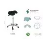 Taburete PONY base cromada Ecopostural  Ecopostural S3630