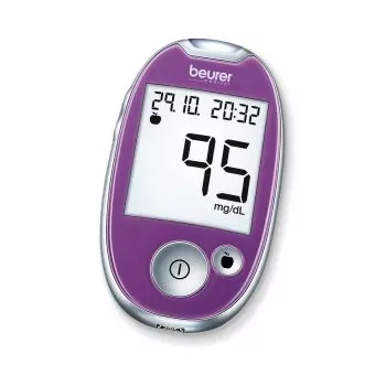 Glucómetro Medidor de glicemia Beurer GL 44 Purple
