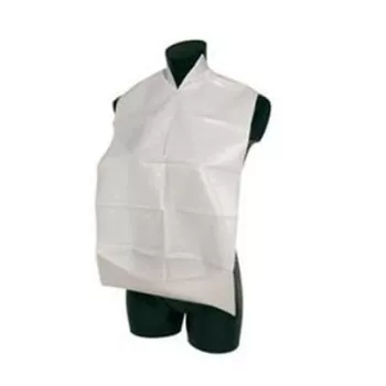 Babero Abena Frantex Blanco con bolsillo 38x70 cm, bolsa de 100