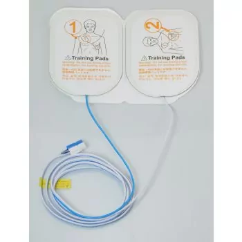 Par de electrodos pre-conectados estándar para desfibrilador de formación Colson Def-I I-PAD Trainer NF-1200