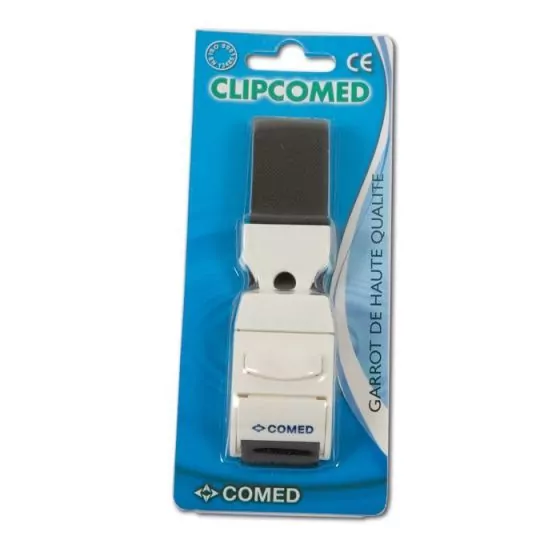 Torniquete de cierre mediante clip Comed tamaño adulto negro