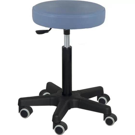 Taburete de acero 5 ruedas Holtex