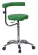 Taburete BICICLETA base cromada con brazo multifunción Ecopostural S5643